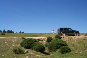 Jeep Cherokee en la Transpirenaica 4x4 2009