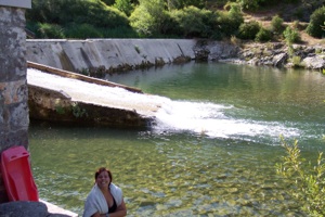 Río en Burgui. Transpirenaica 4x4 2009.