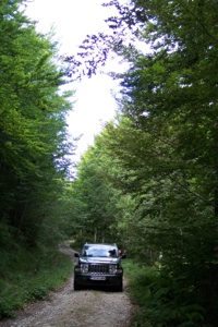 Jeep Chrokee en la Transpirenaica 4x4 2009