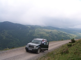 Jeep Cherokee en la Transpirenaica 4x4 2009