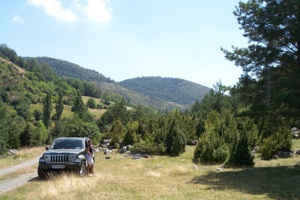 Jeep Cherokee en la Transpirenaica 4x4 2009