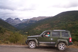 Jeep Cherokee en la Transpirenaica 4x4 2009