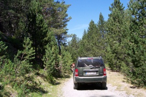 Jeep Cherokee en la Transpirenaica 4x4 2009