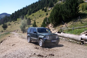 Jeep Cherokee en la Transpirenaica 4x4 2009