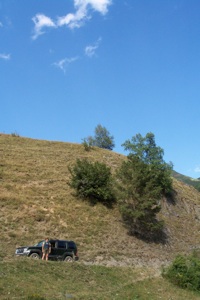 Jeep Cherokee en la Transpirenaica 4x4 2009