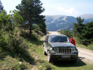 Jeep Cherokee en la Transpirenaica 4x4 2009