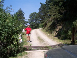 Abriendo vallas en la Transpirenaica 4x4 2009